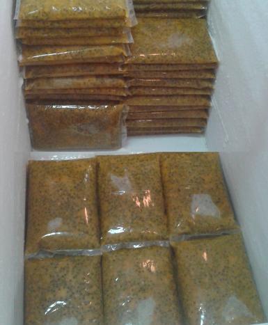 เสาวรสแช่แข็งแบบมีเม็ด